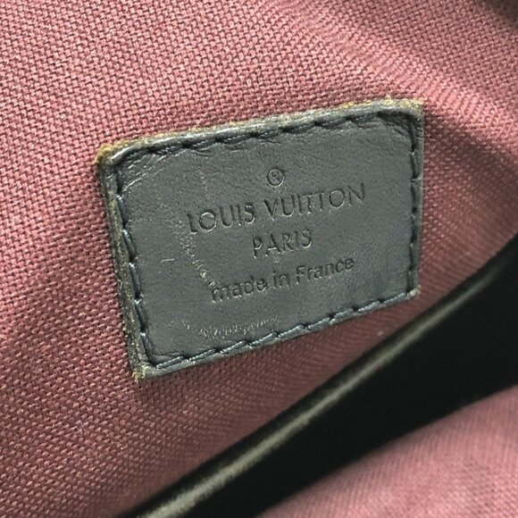 LOUIS VUITTON Black Monogram Canvas Shoulder Bag - Picture 15 of 16